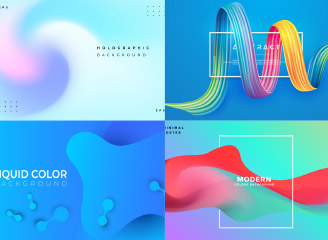 54款抽象海报单页底纹背景