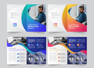 102款企业宣传册画册整套设计模板