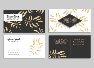 50款高端华丽名片设计模板