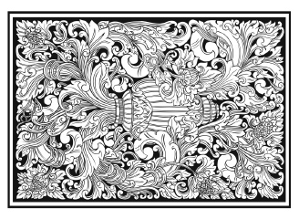 19款矢量欧式复古边框雕刻镂空花纹