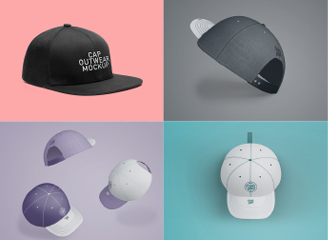 34款鸭舌帽棒球帽样机