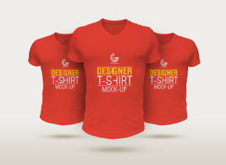 187款男女短袖工作服T恤文化衫样机