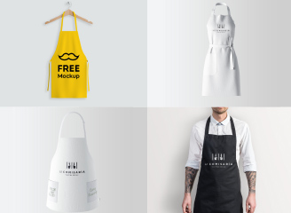 44款工作服围裙样机