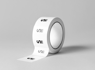 27款塑料透明宽窄胶带不干胶样机