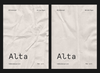 30款褶皱纸张做旧海报样机