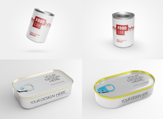 36款罐头易拉罐样机