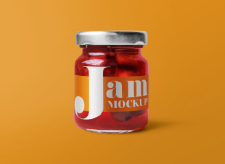 21款玻璃瓶酱料透明果酱罐头样机