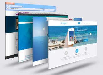 11款网页设计3D展示样机