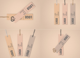 20款标签吊牌样机