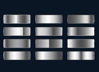 71款金属不锈钢合金质感银色渐变