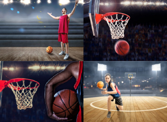 147款高清篮球商业摄影图片