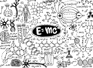 20款矢量数学物理公式纹样