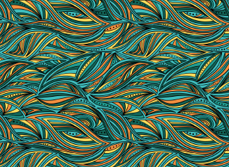 26款矢量抽象华丽无缝纹样花纹