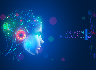 42款矢量抽象科技人工智能家居物联网背景