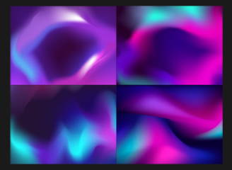 27款矢量极光炫光背景