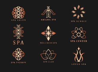 18款矢量AI美容化妆品LOGO模板