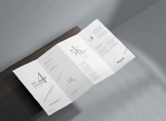 16款四折页画册宣传册样机