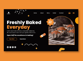 13款面包店烘焙店甜品店促销海报广告菜单