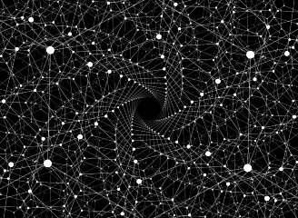 107款多边形点线科技感背景