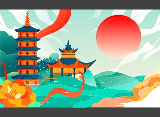 37款中国风插画