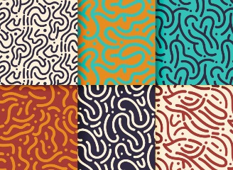 77款抽象涂鸦花纹