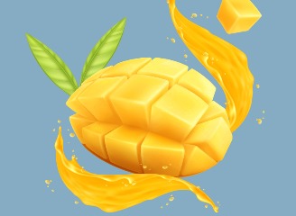 103款芒果插画元素