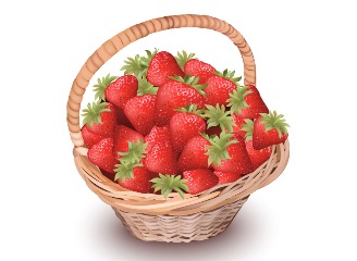 54款草莓矢量图